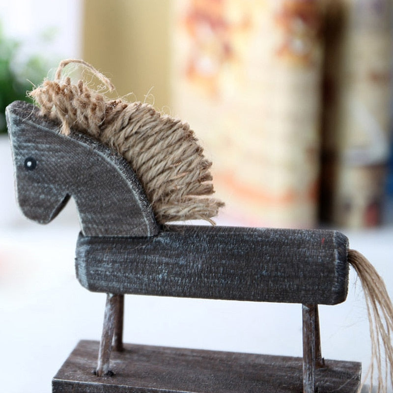Handmade Wood Horse